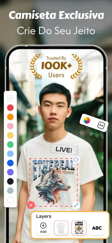 T Shirt Designer Tool App screenshot 1 of 6