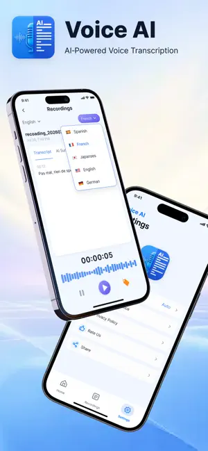 EchoScribe：Voice AI screenshot 1