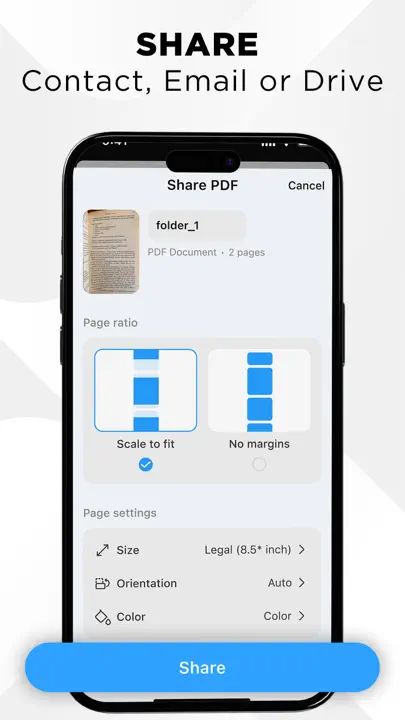 Photo Scan: PDF Scanner App iPhone Screenshot 8