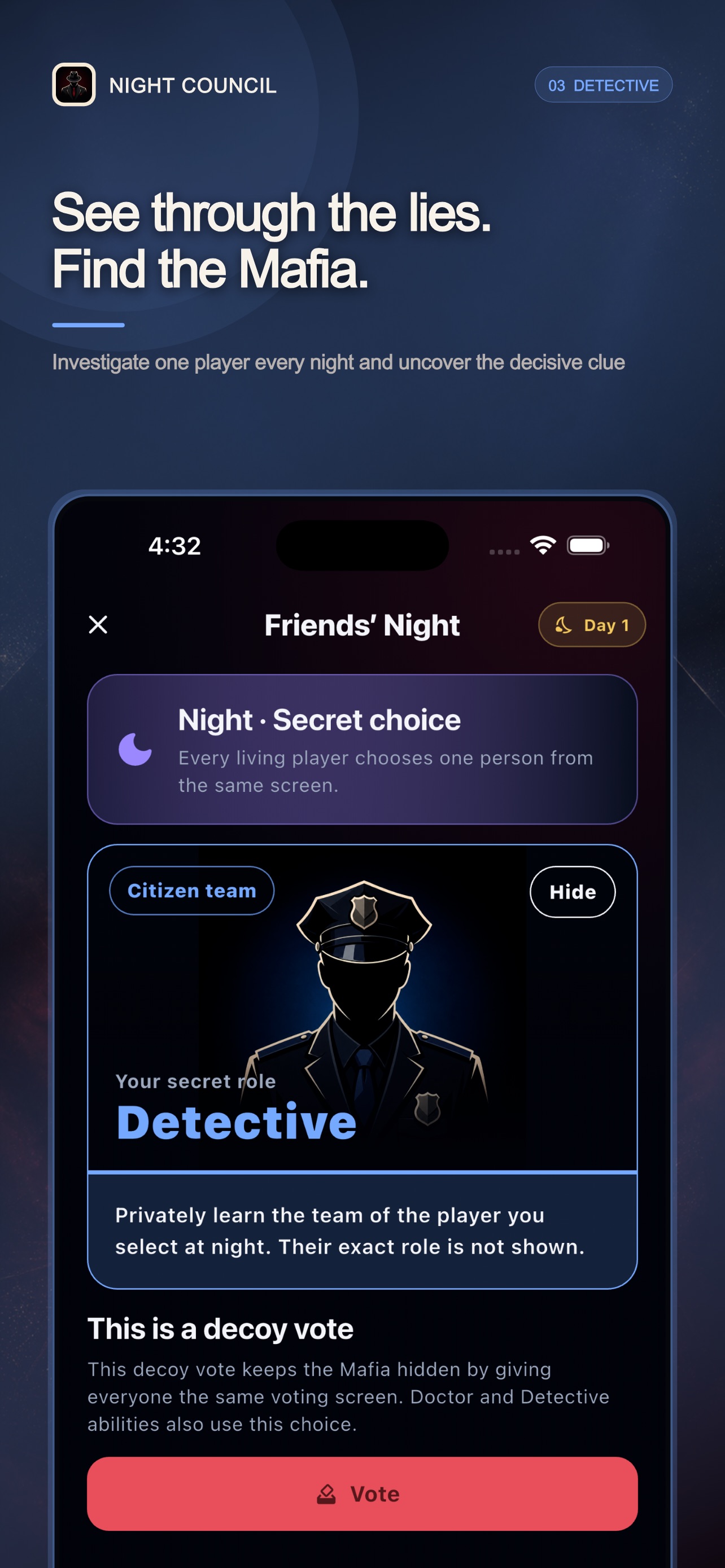 Screenshot 3 of Mafia: Night Council