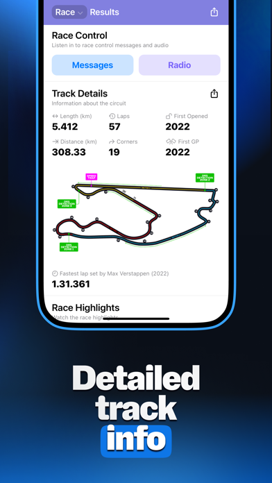 Race Control - Live Stats Screenshot