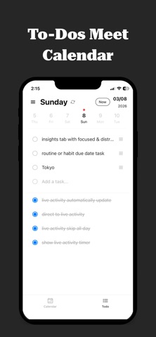 LifeBlocks: Daily Calendar iPhone screenshot