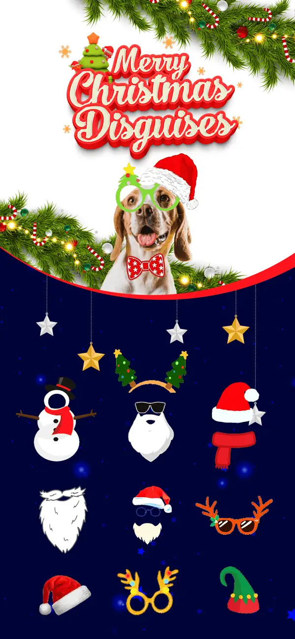 Screenshot #1 pour Christmas Disguises Stickers