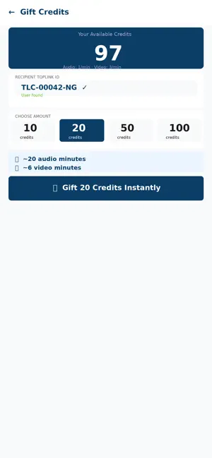 TopLink Call screenshot 1
