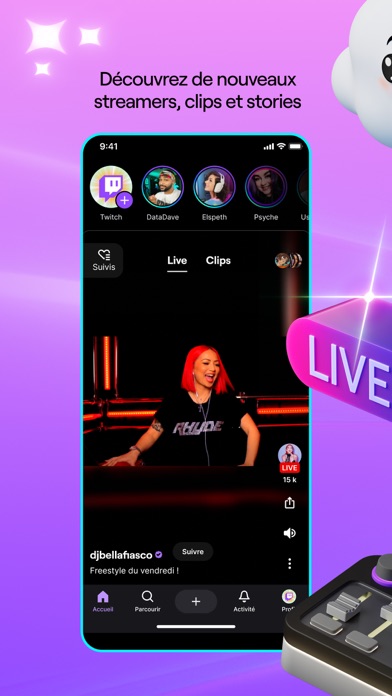Screenshot #1 pour Twitch : streaming en live