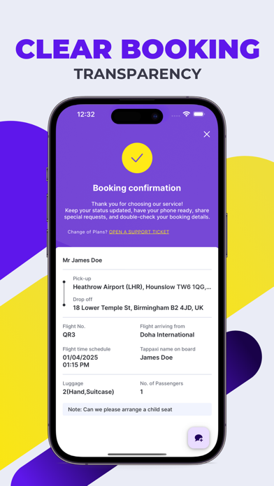 Airport Taxi app UK: TappAXI Screenshot