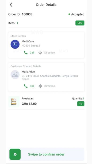 Goso Delivery Screenshot