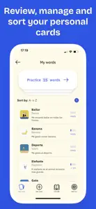 Karteto - Language Flashcards! screenshot #8 for iPhone