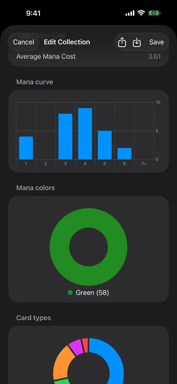 #3. Magic card database (MTG) (iOS) Ved: Nicole Hankinson