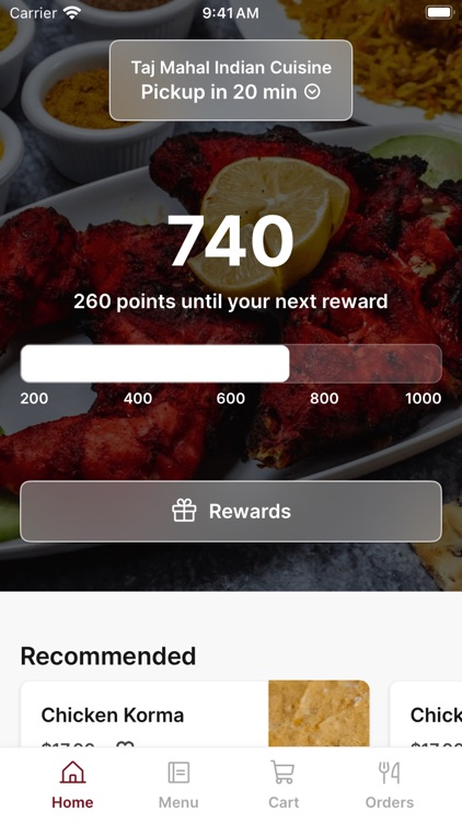 Taj Mahal Indian Cuisine To Go