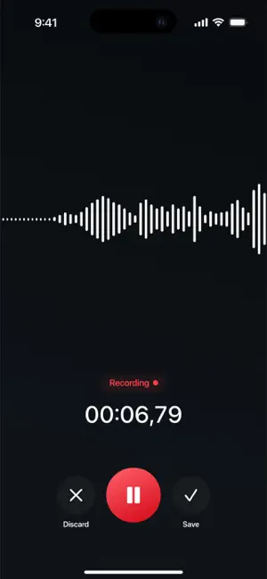 Voice Recorder+ Audio Memos screenshot 1