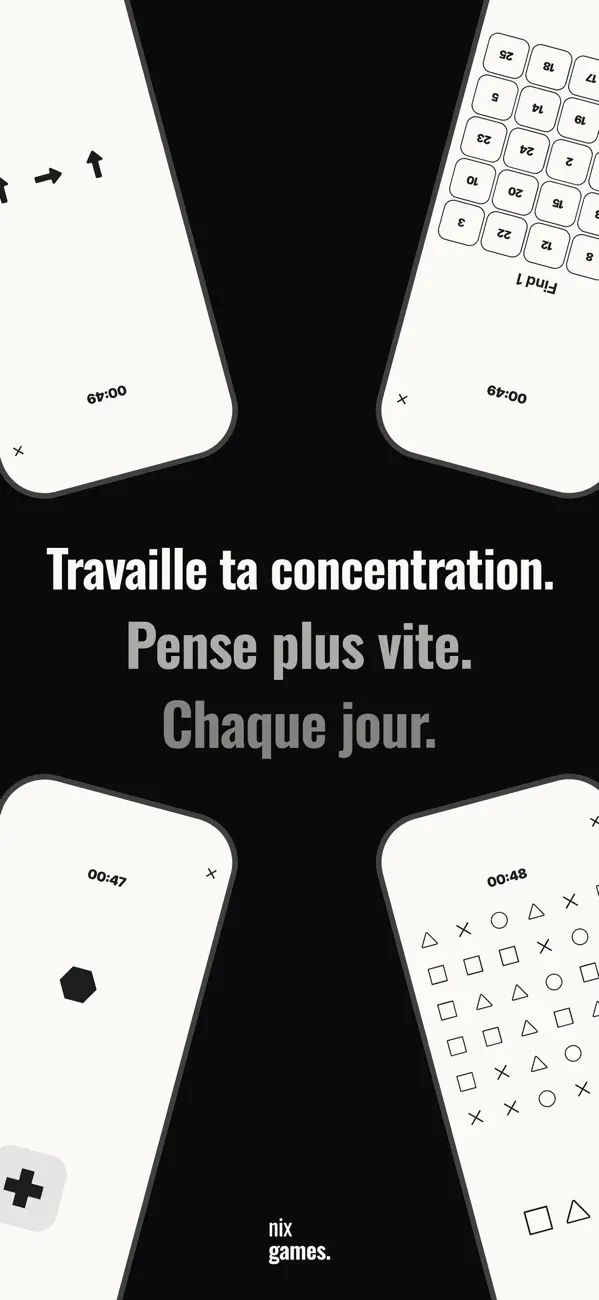 Screenshot #1 pour Entraînement Concentration