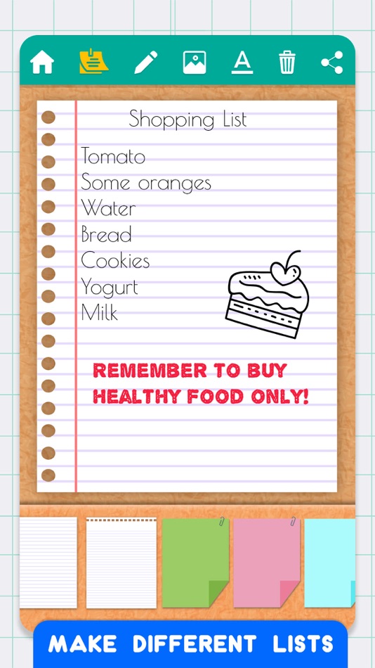 #4. Notepad – Daily Planner post (iOS) 由: Maria Amparo Ricos