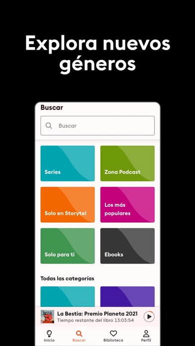 Storytel: Audiolibros y Ebooks