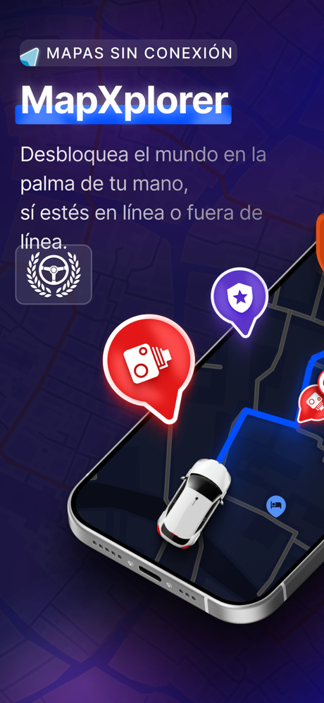 MapXplorer: Radar y Navegación screenshot 1