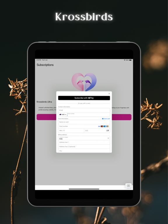 krossbirds iPad screenshot 9 - Social Networking app