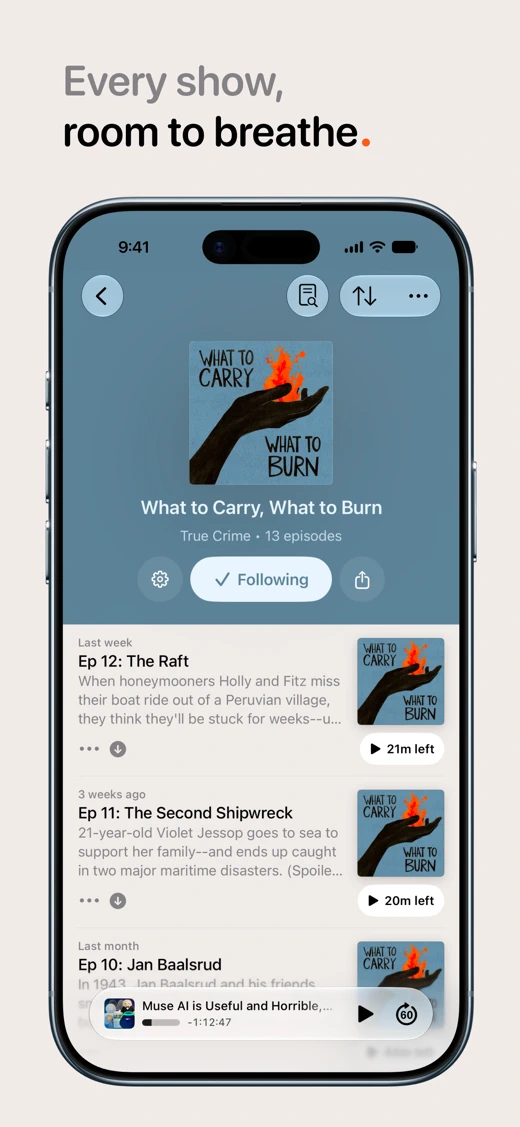 HearHere: Podcast Player screenshot 3