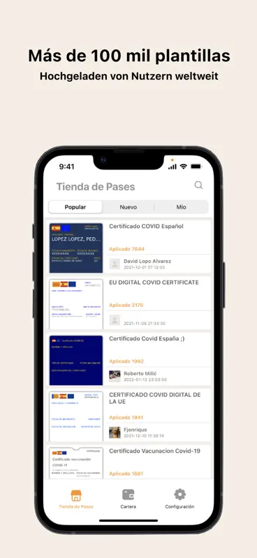 Pass2U Wallet - Tarjetas screenshot 5 of 8