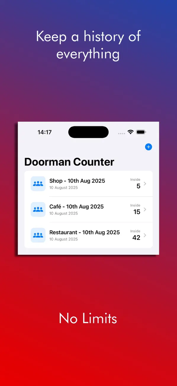 Screenshot #3 pour Doorman Counter