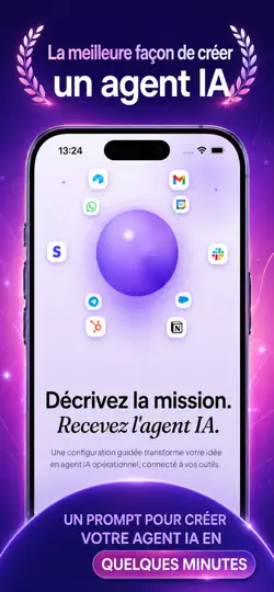 Capture d'écran de AI Agent Builder Architect sur iPhone 1