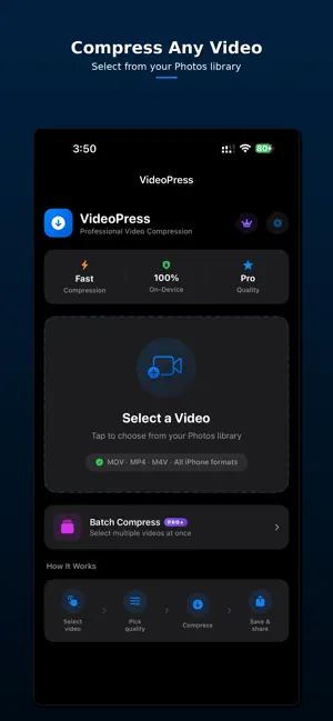 VideoPress - Video Compressor screenshot 3