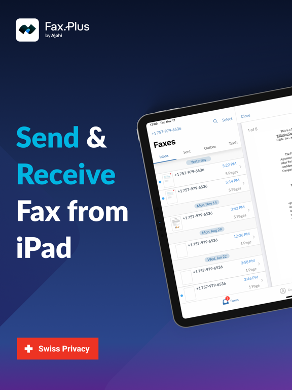 Screenshot #4 pour Fax.Plus - Fax en ligne