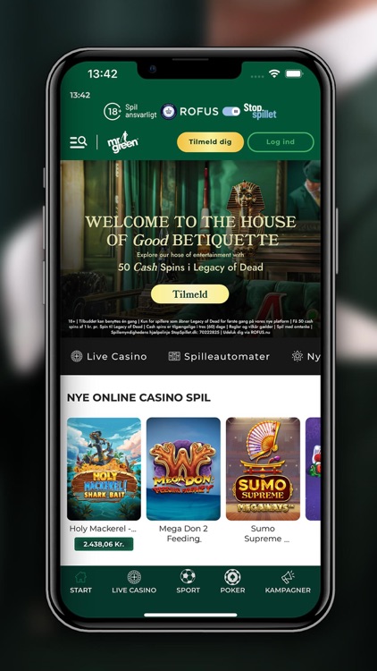 Mr Green Casino screenshot-3