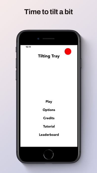 TiltingTray app screenshot 2