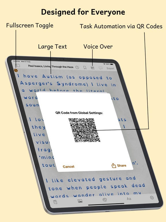 Blackout Bard: Blackout Poetry iPad screenshot 8 - Education app