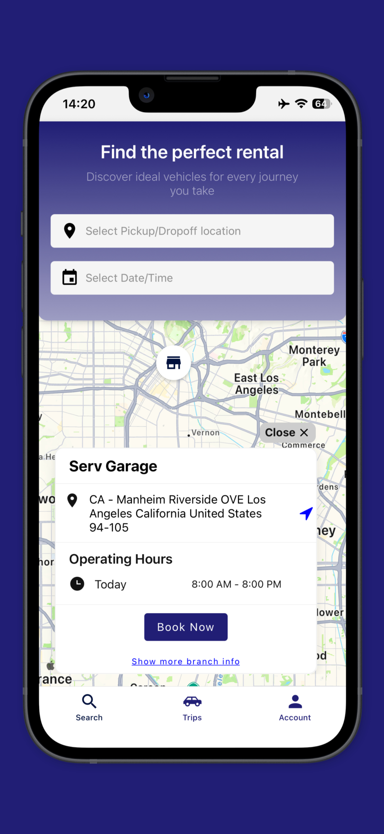 SERV Car Rentals screenshot 6