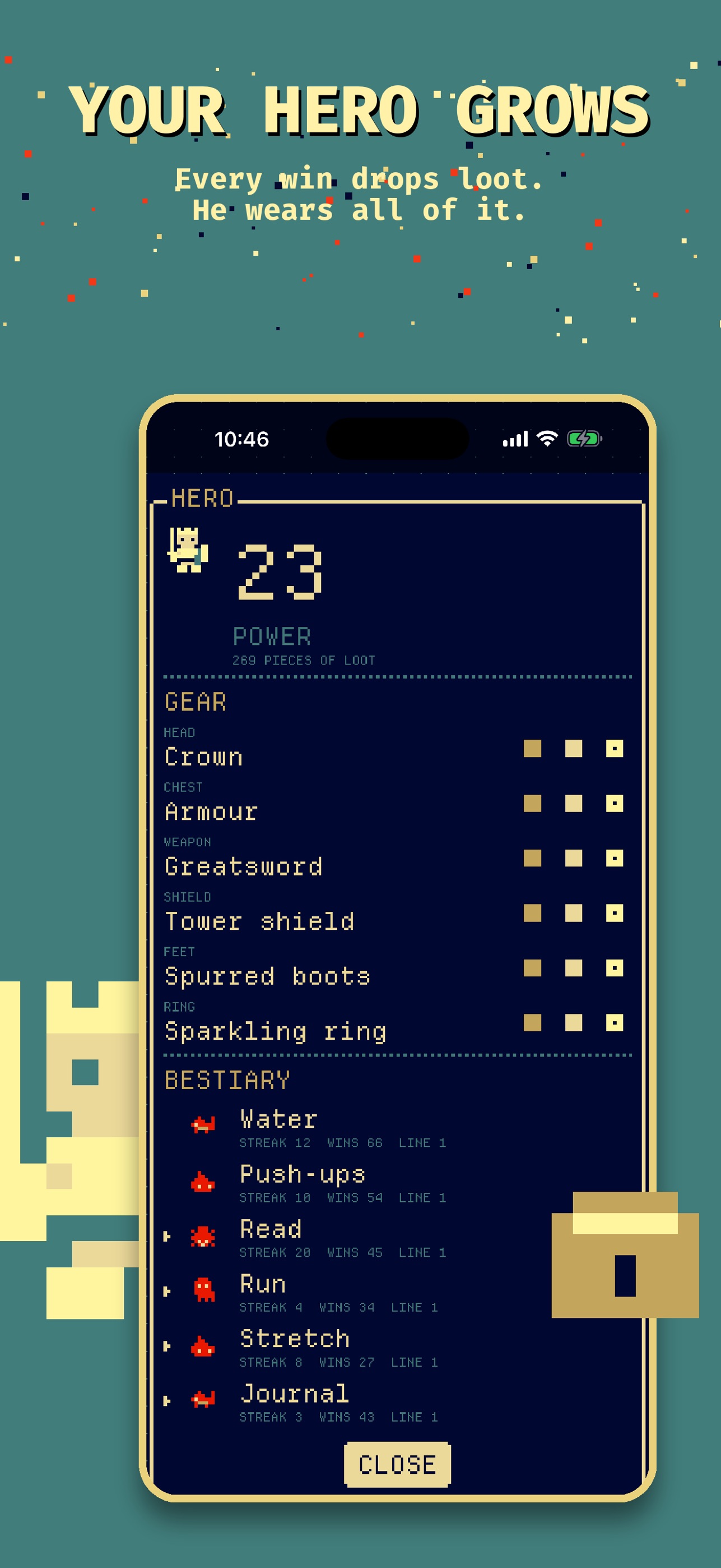 Screenshot 2 of RoguePunch: Habit Tracker