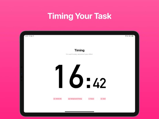 Screenshot #6 pour Noverdue - Todo Timer List