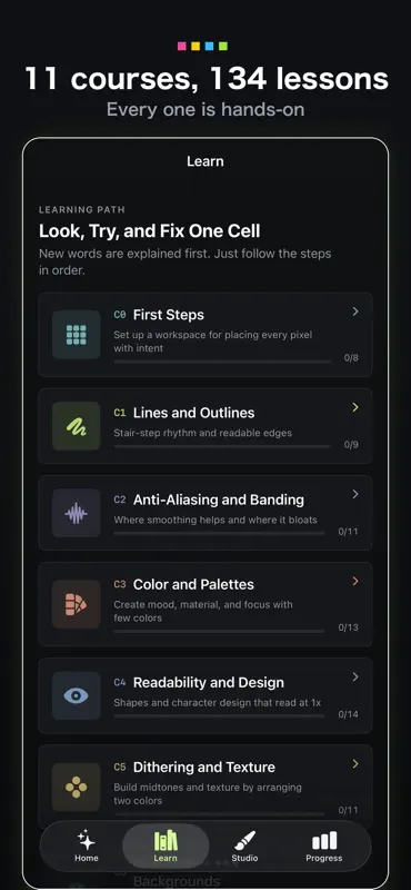 PixelHub: Pixel Art & Lessons screenshot 4 of 6