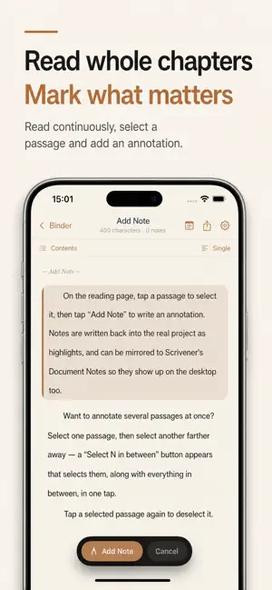 ScrivenerBridge screenshot 3