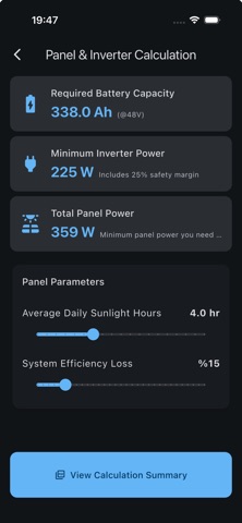 Solar System Calculator Pro Screenshot 6 of 10