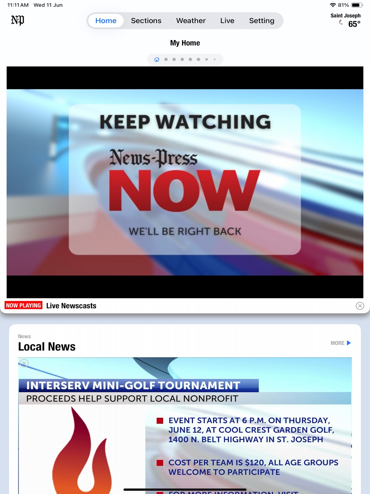 St. Joseph News-Press NOW ipad screenshot 1