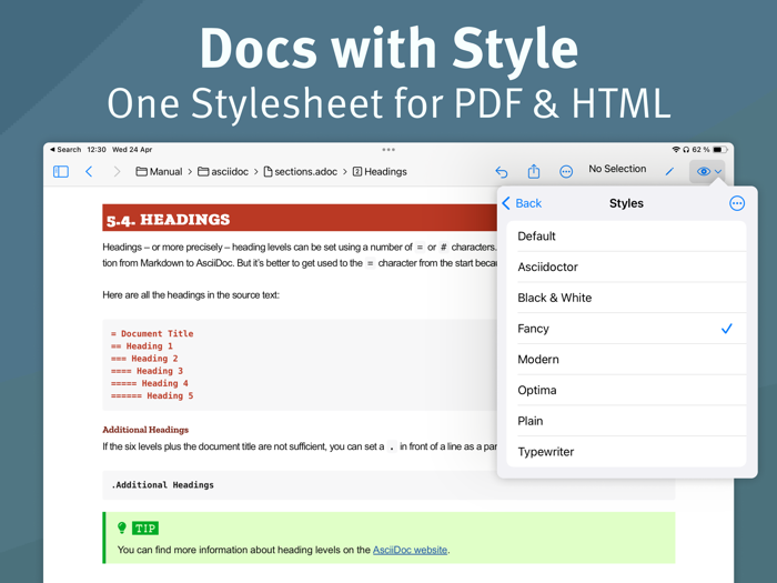 adoc Studio - Writing App