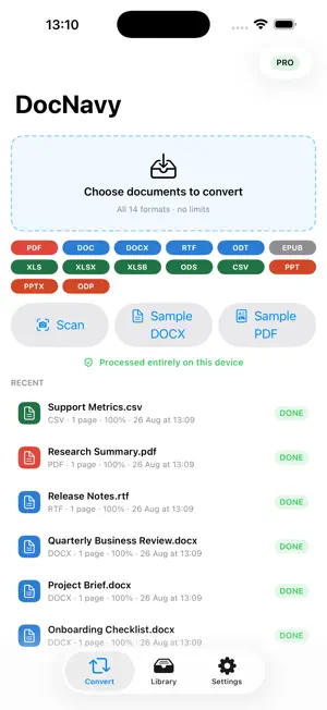 DocNavy: Docs to Markdown screenshot 1