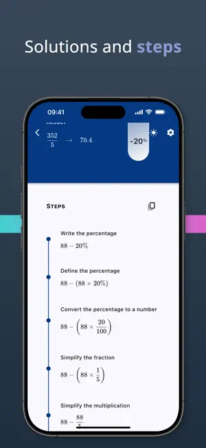 Percentage Calculator & Steps screenshot 3