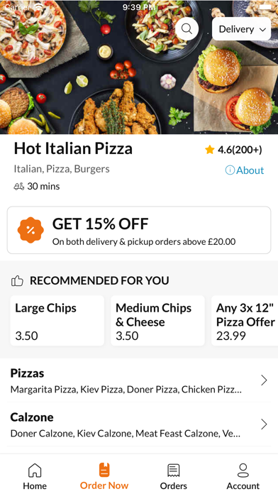 Hot Italian Pizza Screenshot