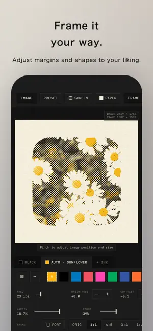 tone - photos, printed iPhone screenshot 3