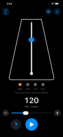 Metronome - Pendulum iPhone screenshot