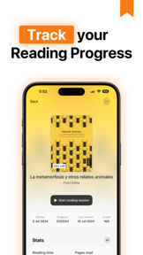 Booket: Reading Habit Tracker screenshot