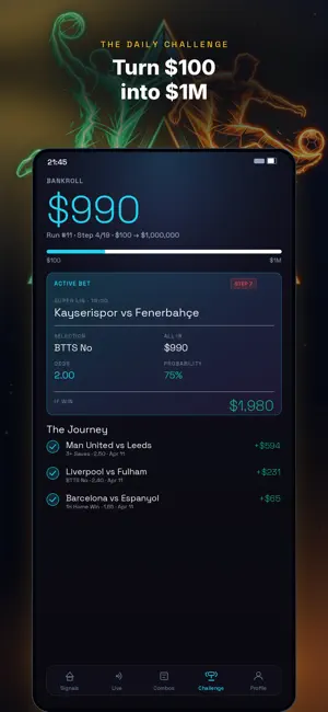 Axiom Edge: Soccer Predictions screenshot 4