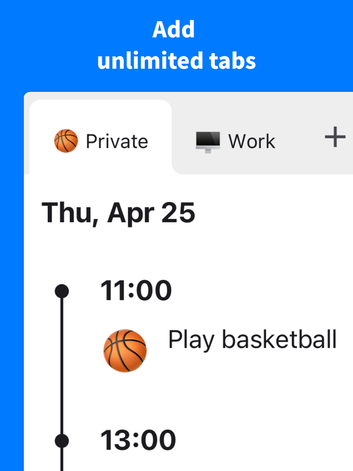 Timeline - Schedule by Hour