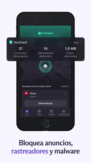 Captura de pantalla de Proton VPN: Rápida Y Segura en iPhone 5