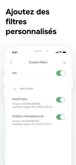 Capture d'écran de AdGuard Pro: Safari Ad Blocker sur iPhone 4