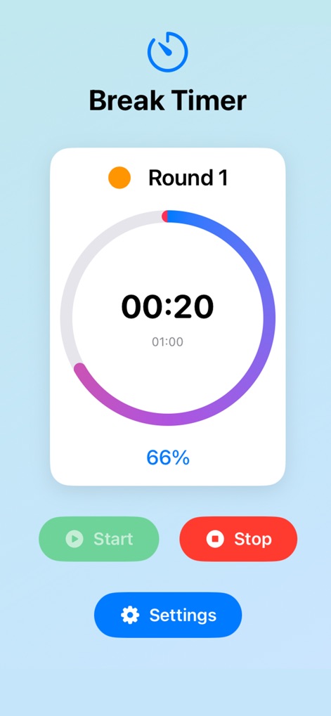 Break Timer - Joyful Balance - Lifestyle App | MWM