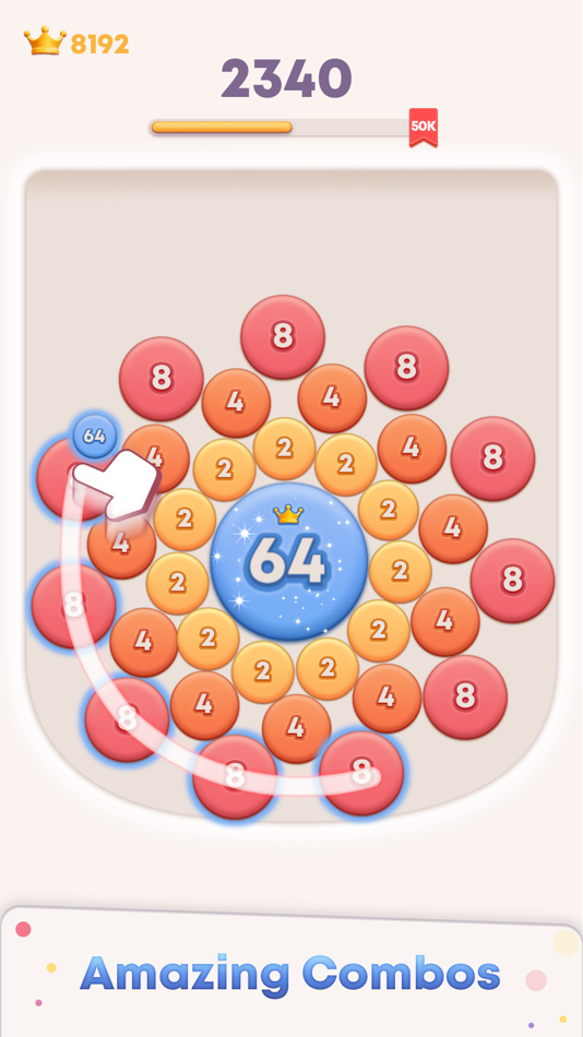 #2. Number Link: 2048 Puzzle (iOS) 由: Pine Games