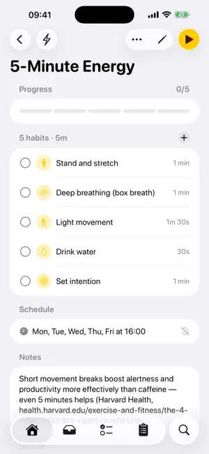 RoutineGuide screenshot 2
